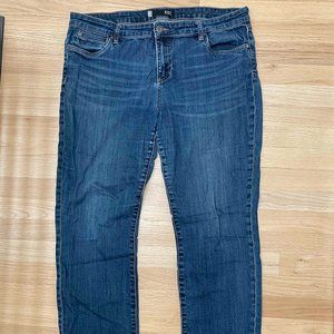 Kut from the Kloth straight leg jeans, Size 16
